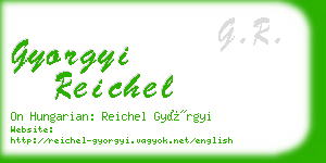 gyorgyi reichel business card